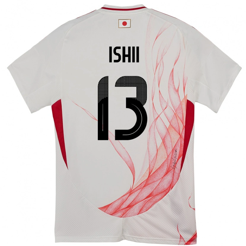 Danxen Kid Japan Hisatsugu Ishii #13 White Away Jersey 24-26 T-Shirt
