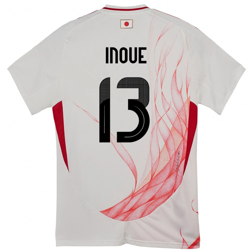 Danxen Kid Japan Aren Inoue #13 White Away Jersey 24-26 T-Shirt