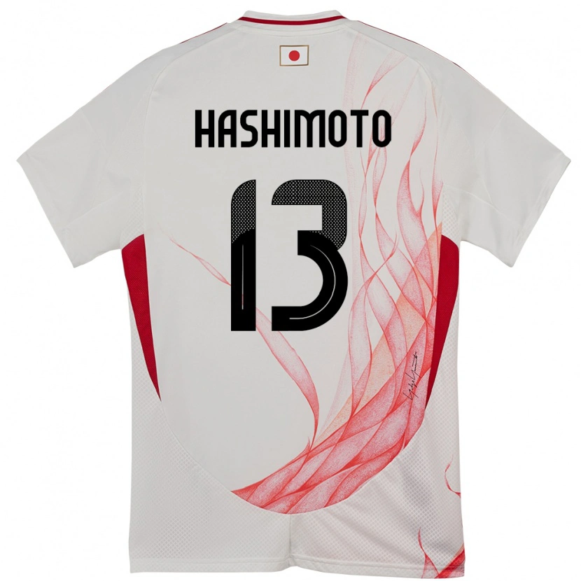 Danxen Kid Japan Riku Hashimoto #13 White Away Jersey 24-26 T-Shirt