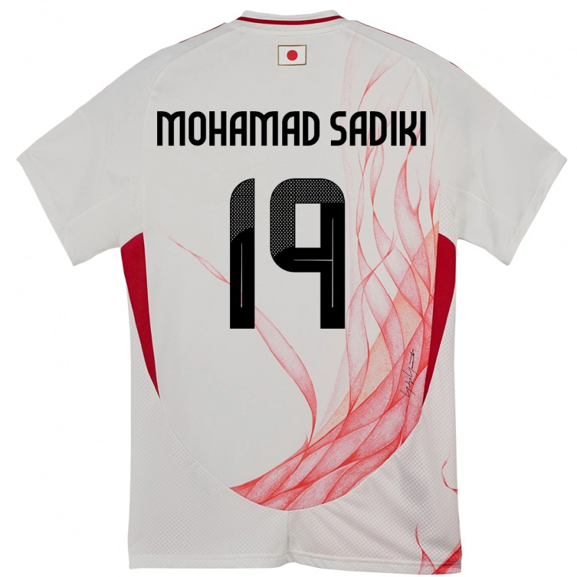 Danxen Kid Japan Mohamad Sadiki Wade #19 White Away Jersey 24-26 T-Shirt