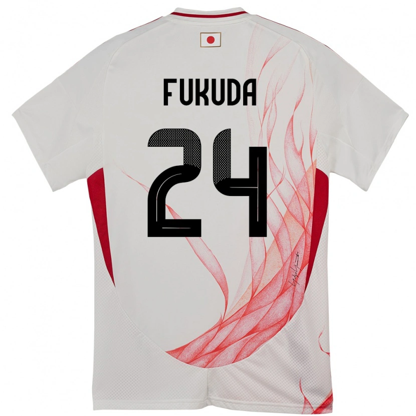 Danxen Kid Japan Shio Fukuda #24 White Away Jersey 24-26 T-Shirt
