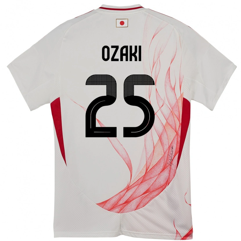 Danxen Kid Japan Kairu Ozaki #25 White Away Jersey 24-26 T-Shirt