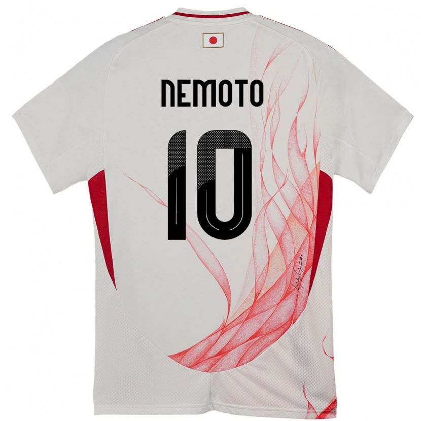 Danxen Kid Japan Kotaro Nemoto #10 White Away Jersey 24-26 T-Shirt