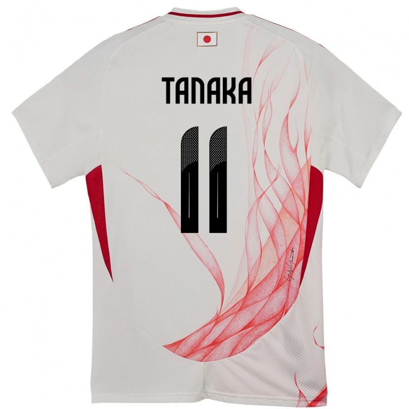 Danxen Kid Japan Mina Tanaka #11 White Away Jersey 24-26 T-Shirt