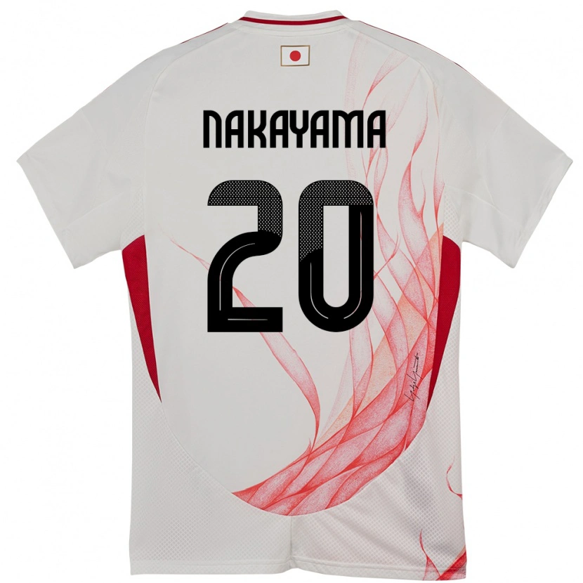 Danxen Kid Japan Yuta Nakayama #20 White Away Jersey 24-26 T-Shirt