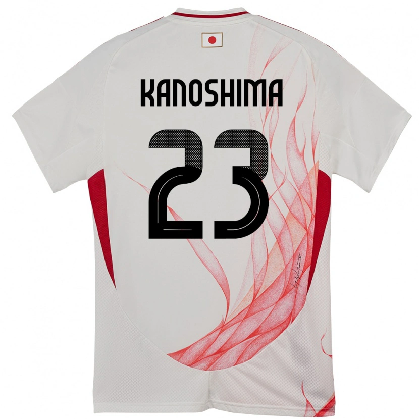 Danxen Kid Japan Yu Kanoshima #23 White Away Jersey 24-26 T-Shirt