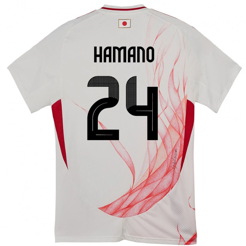 Danxen Kid Japan Maika Hamano #24 White Away Jersey 24-26 T-Shirt