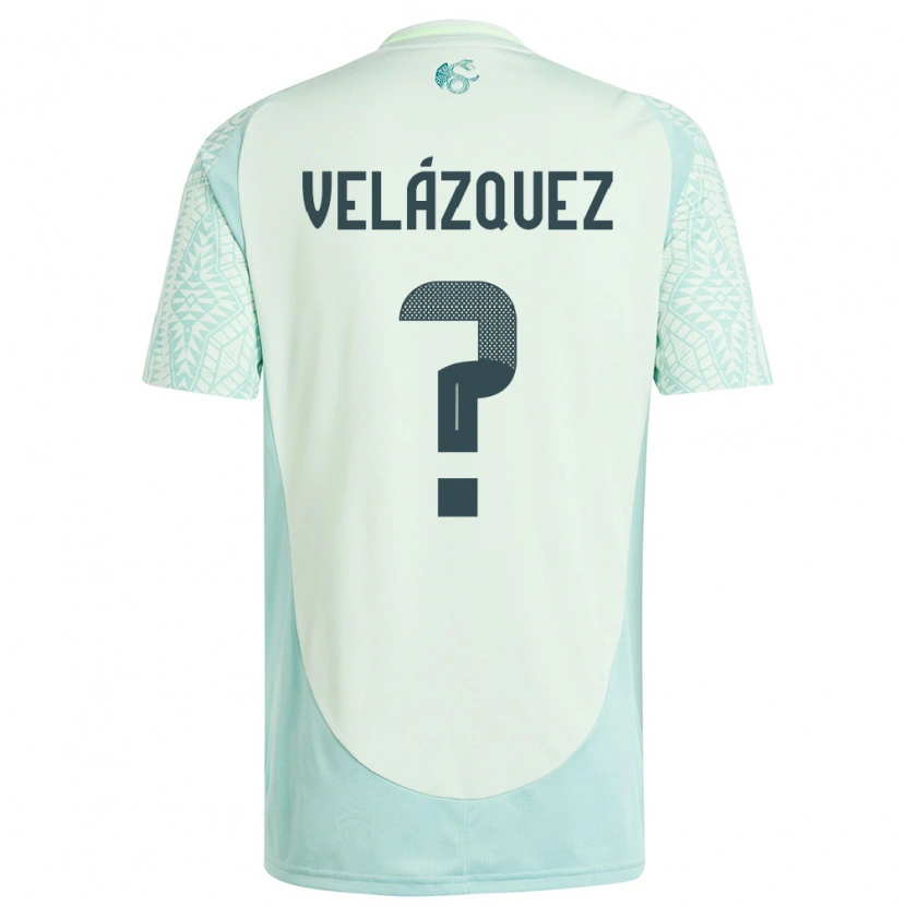 Danxen Kid Mexico Héber Velázquez #0 Linen Green Away Jersey 24-26 T-Shirt