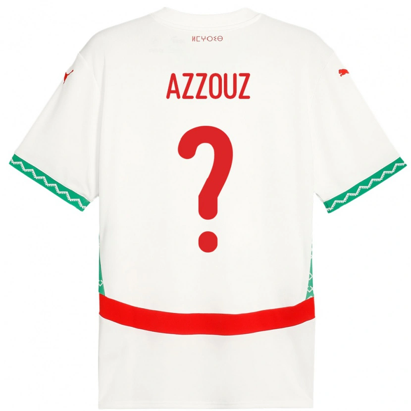 Danxen Kid Morocco Youssef Azzouz #0 White Away Jersey 24-26 T-Shirt