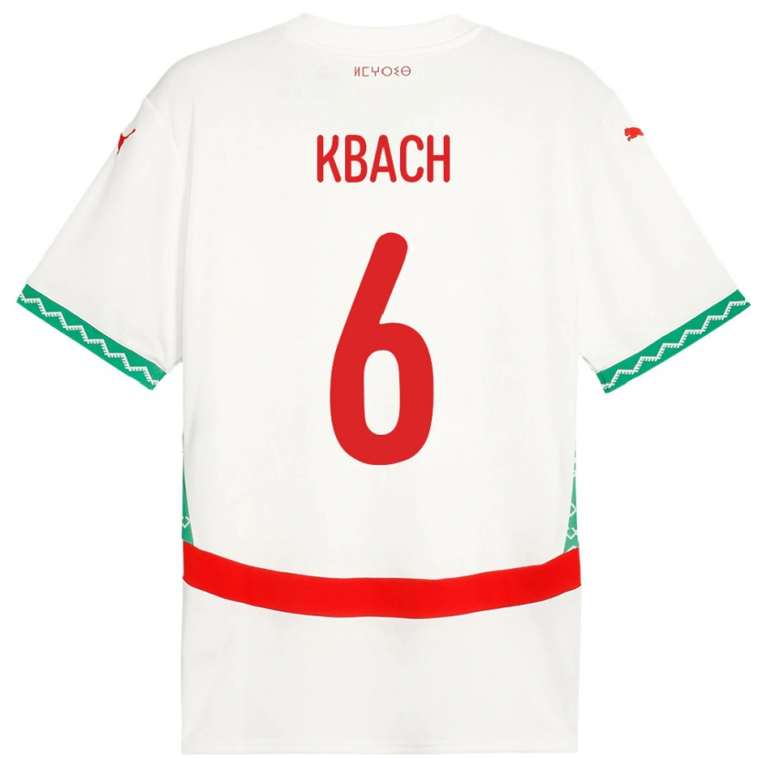Danxen Kid Morocco Hamza Kbach #6 White Away Jersey 24-26 T-Shirt