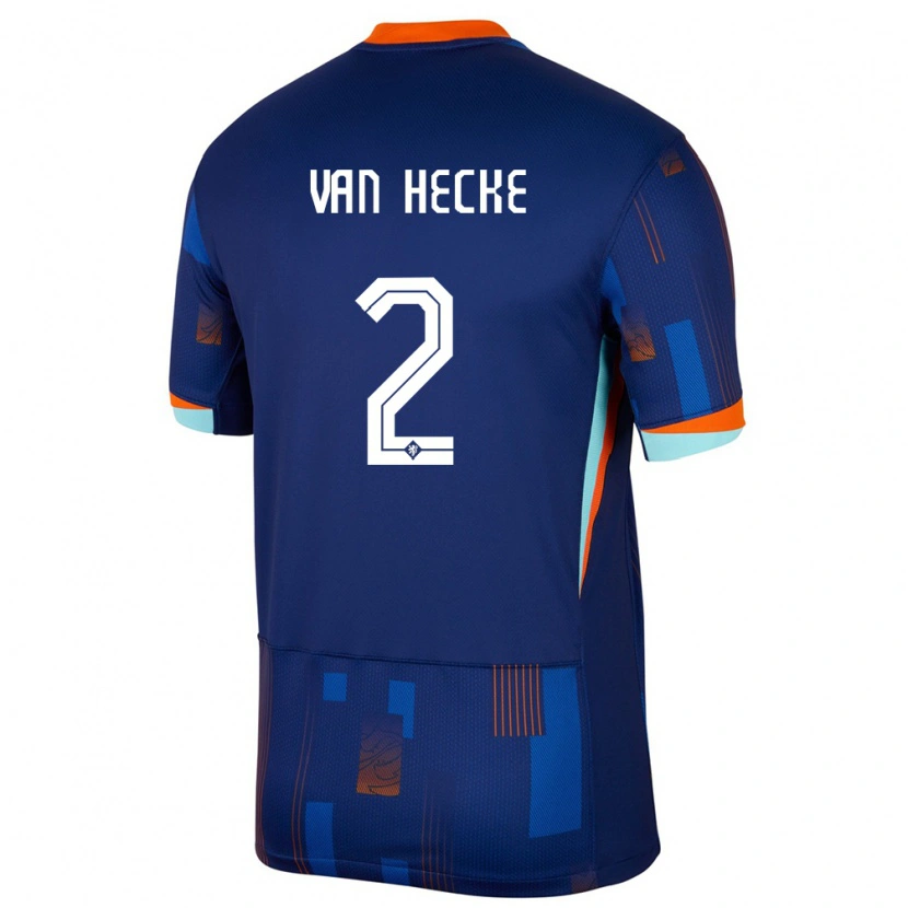 Danxen Kid Netherlands Jan Paul Van Hecke #2 Blue Away Jersey 24-26 T-Shirt