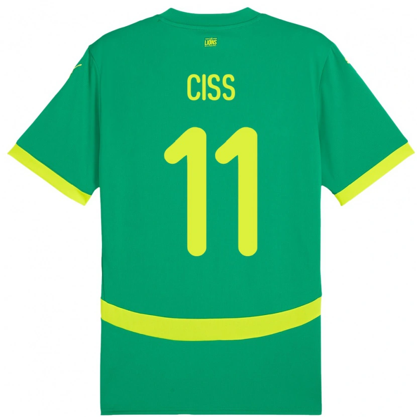 Danxen Kid Senegal Pathé Ciss #11 Green Away Jersey 24-26 T-Shirt