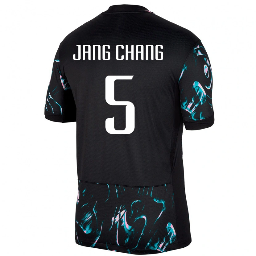 Danxen Kid South Korea Jang Chang #5 Black Away Jersey 24-26 T-Shirt
