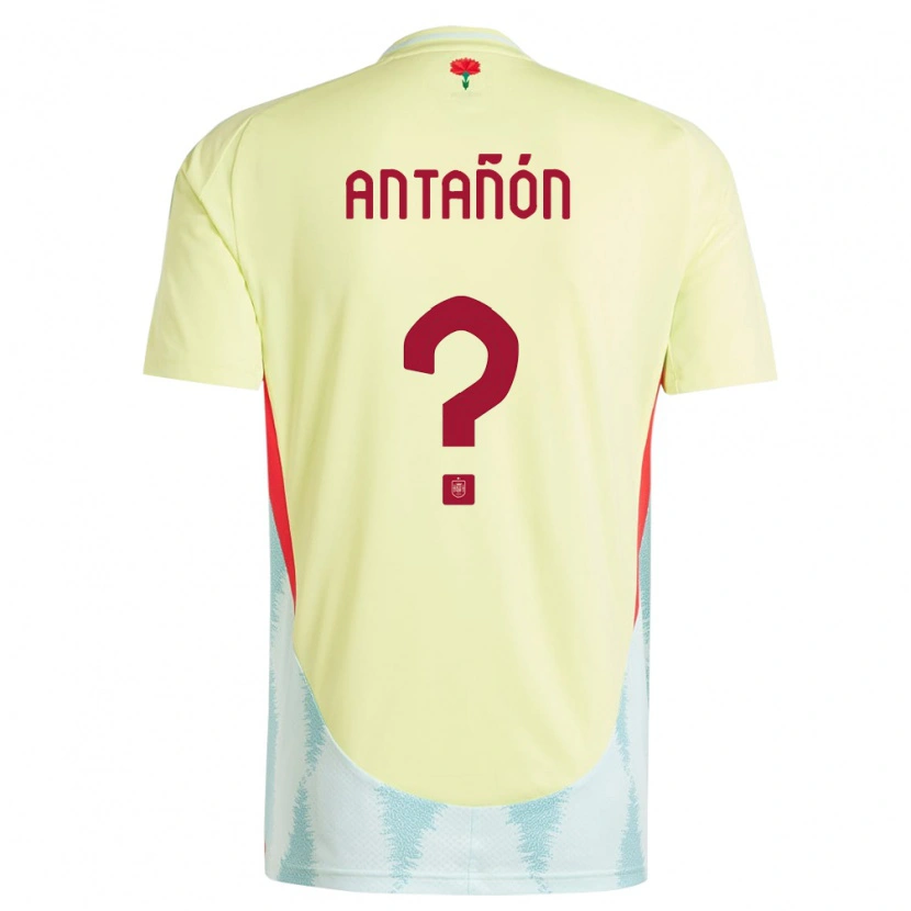 Danxen Kid Spain Andrés Antañón #0 Yellow Away Jersey 24-26 T-Shirt