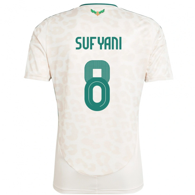 Danxen Kid Saudi Arabia Abdulrahman Sufyani #8 White Away Jersey 24-26 T-Shirt
