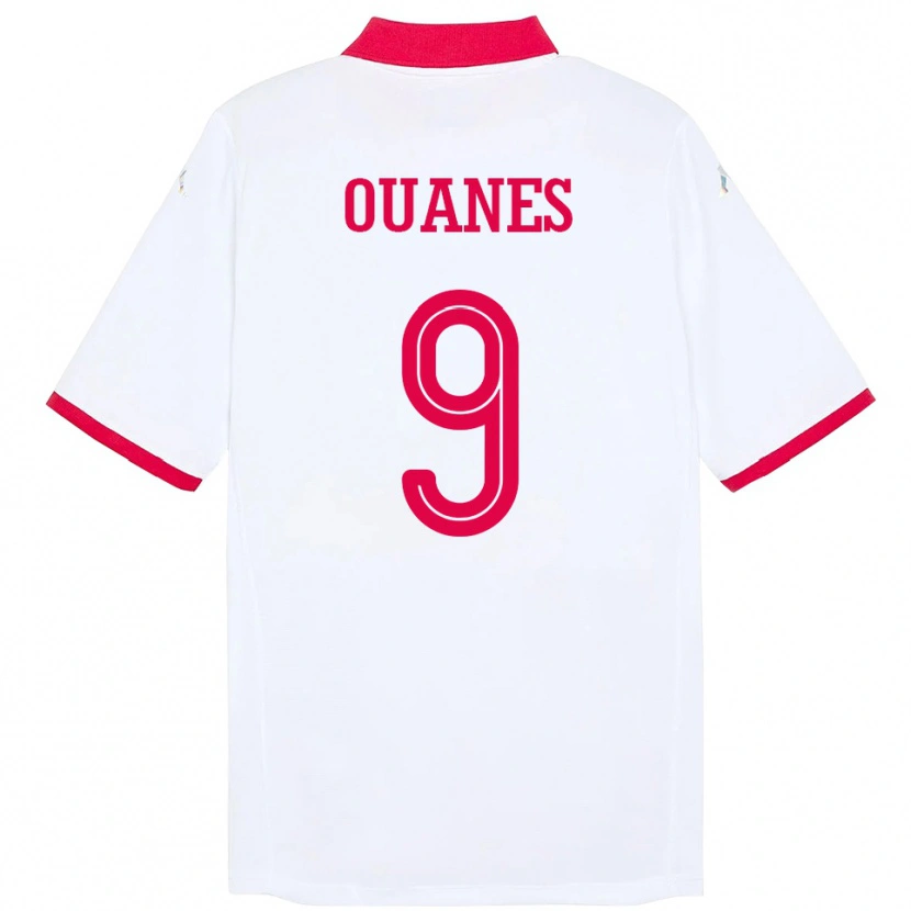 Danxen Kid Tunisia Mortadha Ben Ouanes #9 White Away Jersey 24-26 T-Shirt