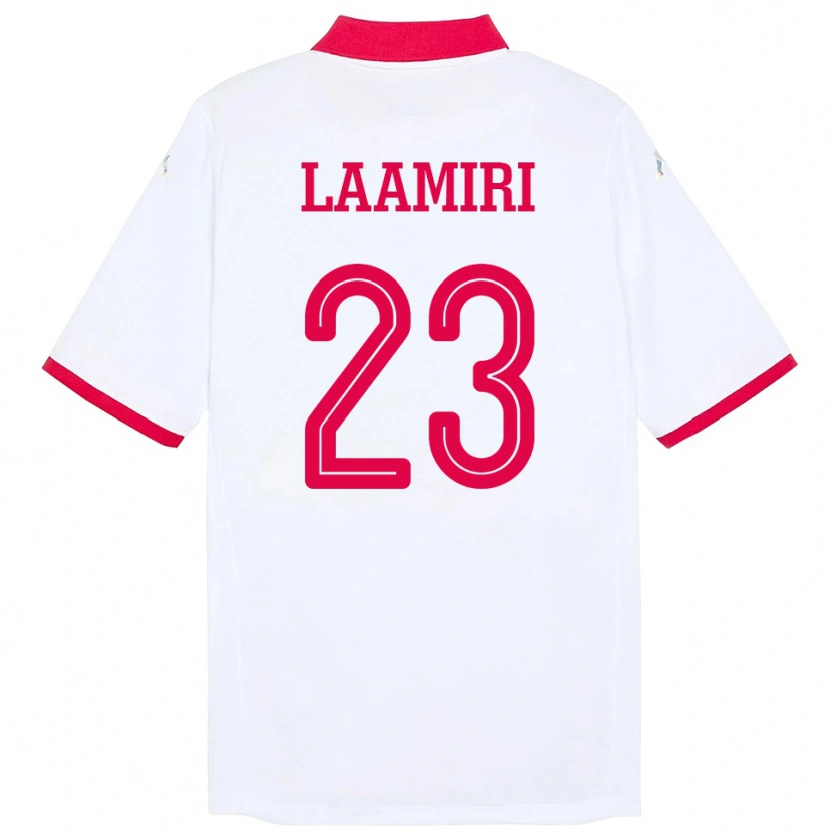 Danxen Kid Tunisia Soumaya Laamiri #23 White Away Jersey 24-26 T-Shirt