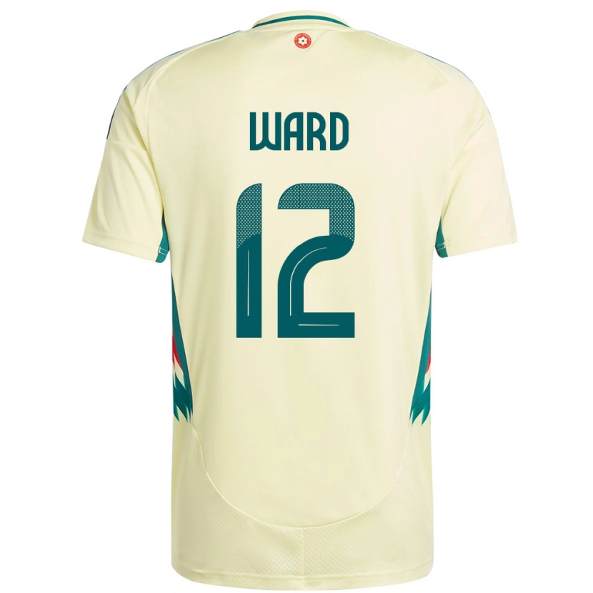Danxen Kid Wales Danny Ward #12 Beige Yellow Away Jersey 24-26 T-Shirt