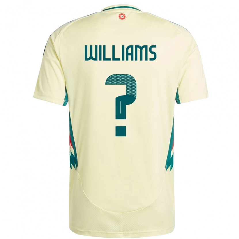 Danxen Kid Wales Fabian Williams #0 Beige Yellow Away Jersey 24-26 T-Shirt