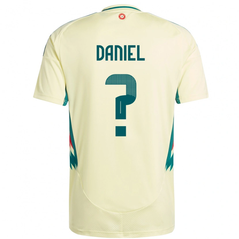 Danxen Kid Wales Hugo Daniel #0 Beige Yellow Away Jersey 24-26 T-Shirt