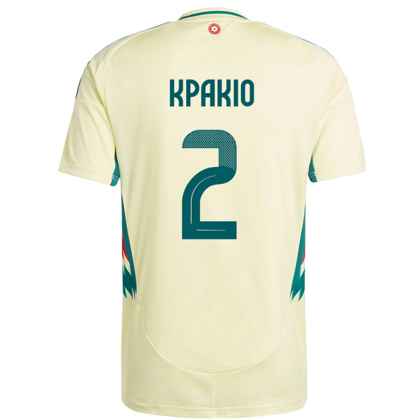 Danxen Kid Wales Ronan Kpakio #2 Beige Yellow Away Jersey 24-26 T-Shirt