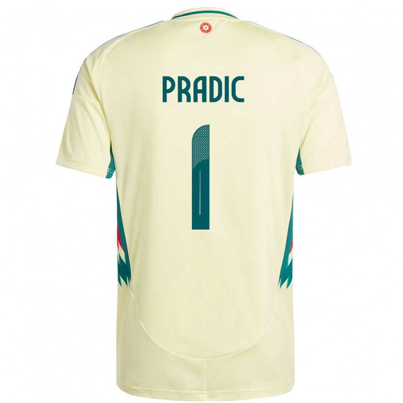 Danxen Kid Wales James Pradic #1 Beige Yellow Away Jersey 24-26 T-Shirt