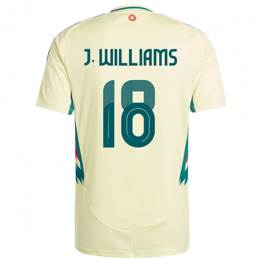 Danxen Kid Wales Jonathan Williams #18 Beige Yellow Away Jersey 24-26 T-Shirt
