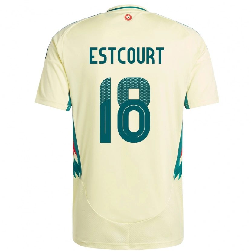 Danxen Kid Wales Charlie Estcourt #18 Beige Yellow Away Jersey 24-26 T-Shirt