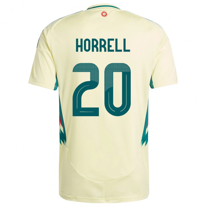 Danxen Kid Wales Grace Horrell #20 Beige Yellow Away Jersey 24-26 T-Shirt