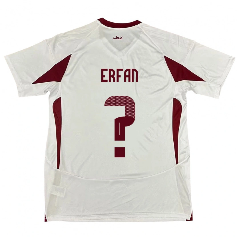 Danxen Kid Qatar Nabil Erfan #0 White Away Jersey 24-26 T-Shirt