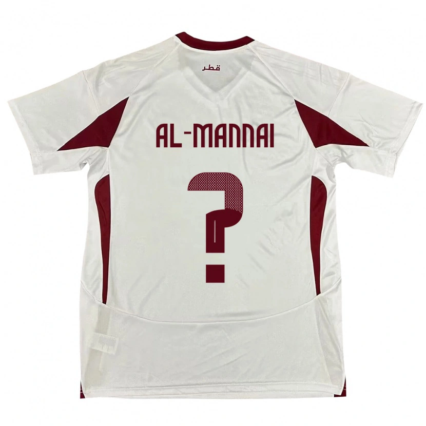 Danxen Kid Qatar Mohamed Al-Mannai #0 White Away Jersey 24-26 T-Shirt