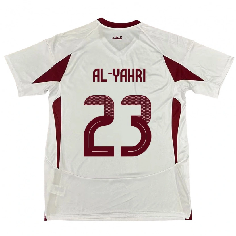 Danxen Kid Qatar Nawaf Al-Yahri #23 White Away Jersey 24-26 T-Shirt
