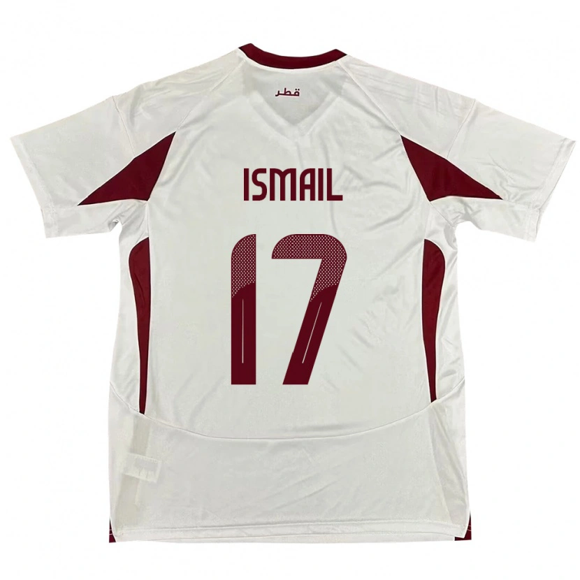 Danxen Kid Qatar Ismail Mohamad #17 White Away Jersey 24-26 T-Shirt