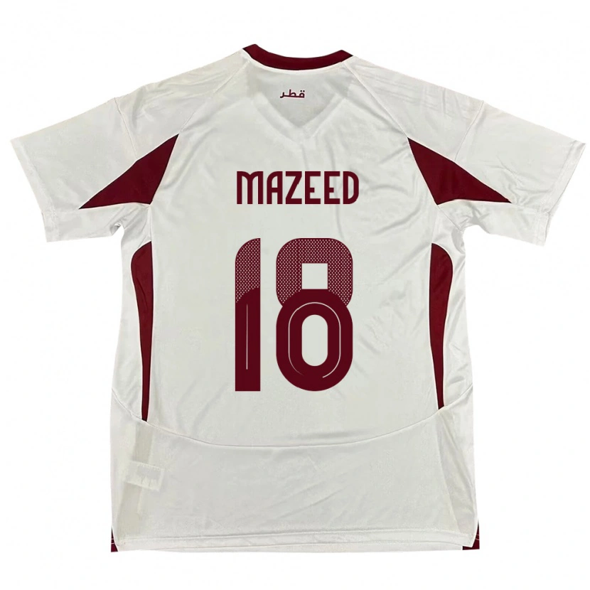 Danxen Kid Qatar Khalid Muneer Ali #18 White Away Jersey 24-26 T-Shirt