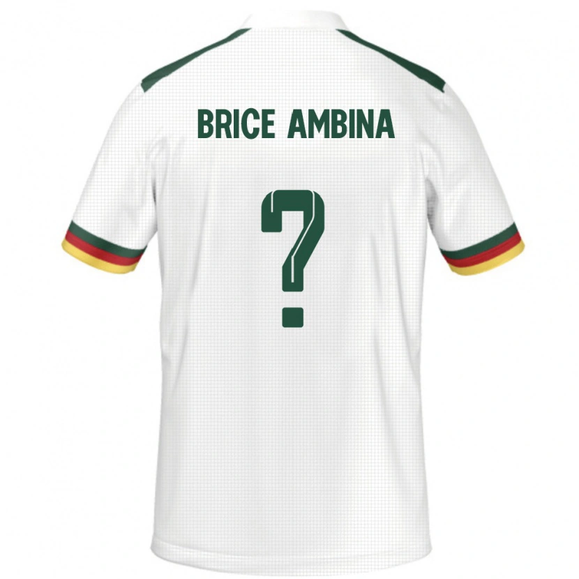 Danxen Kid Cameroon Fidel Brice Ambina #0 White Away Jersey 24-26 T-Shirt