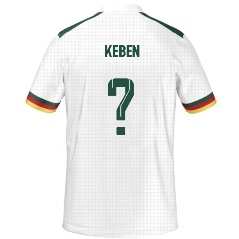 Danxen Kid Cameroon Kévin Keben #0 White Away Jersey 24-26 T-Shirt