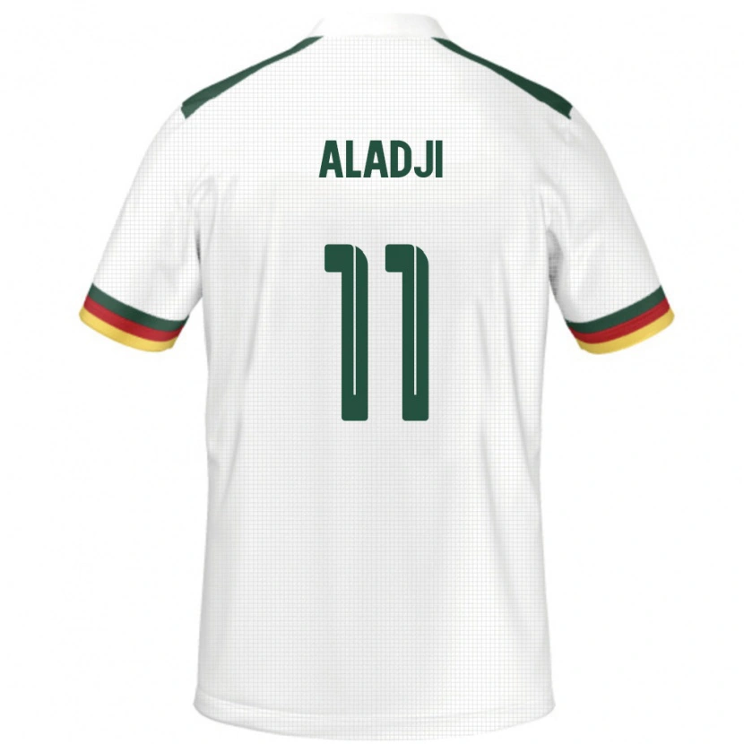 Danxen Kid Cameroon Abakar Aladji #11 White Away Jersey 24-26 T-Shirt