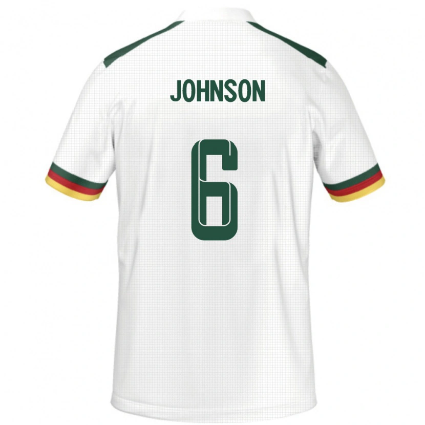 Danxen Kid Cameroon Estelle Johnson #6 White Away Jersey 24-26 T-Shirt