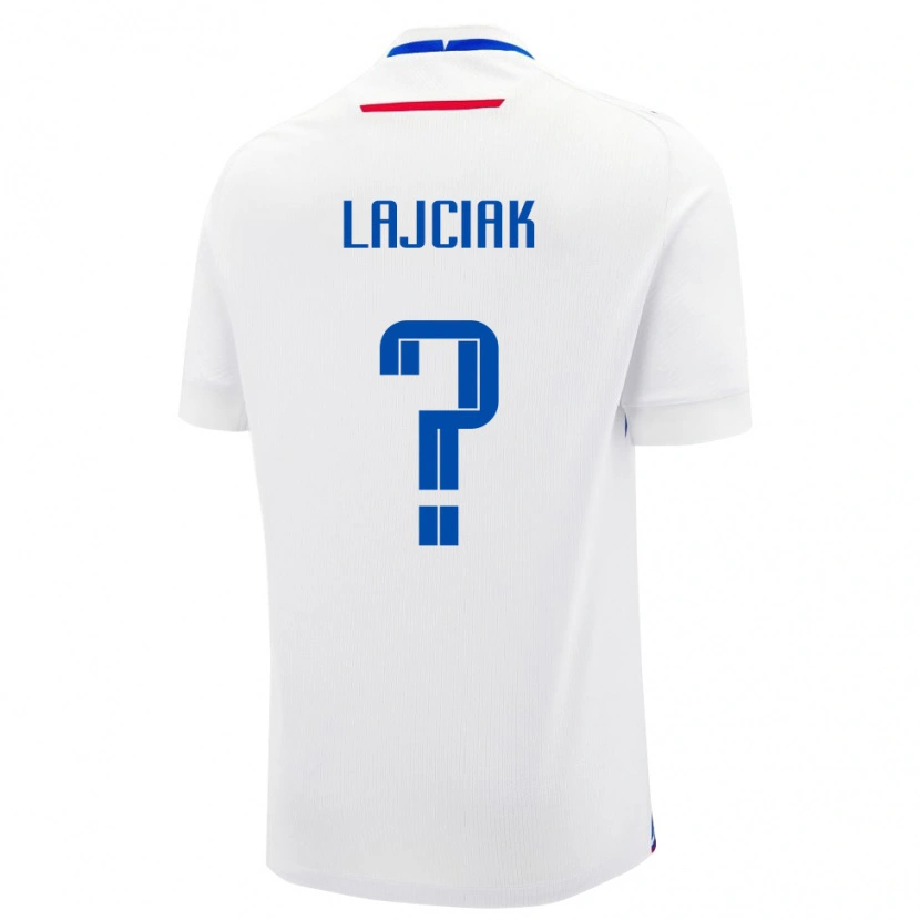 Danxen Kid Slovakia Alex Lajciak #0 White Away Jersey 24-26 T-Shirt