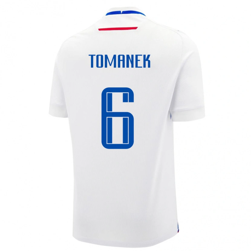 Danxen Kid Slovakia Robert Tomanek #6 White Away Jersey 24-26 T-Shirt