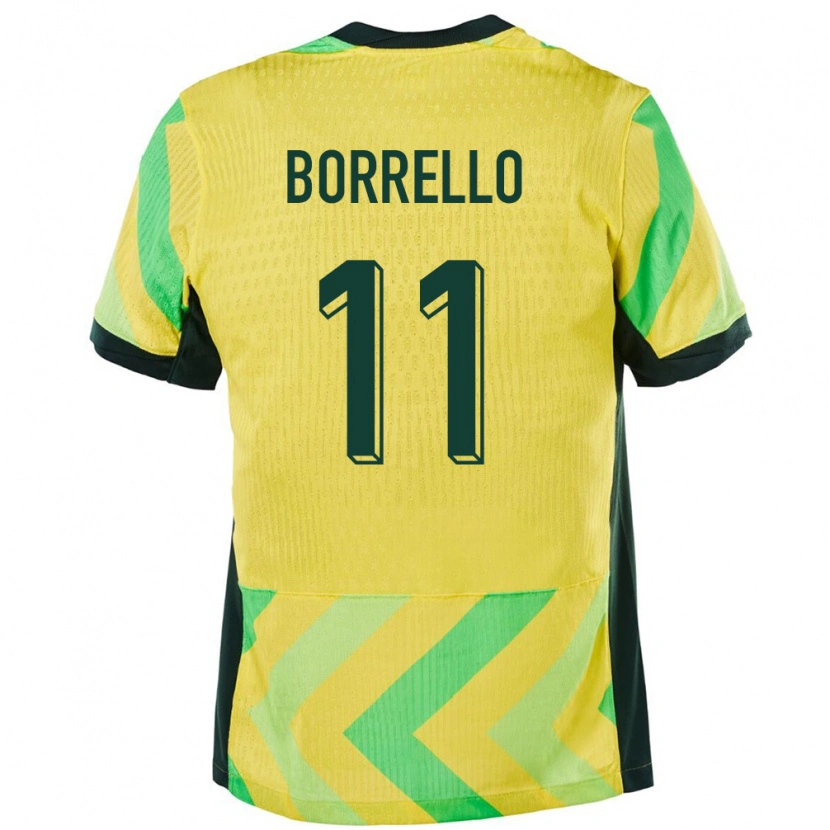Danxen Men Australia Brandon Borrello #11 Golden Home Jersey 24-26 T-Shirt