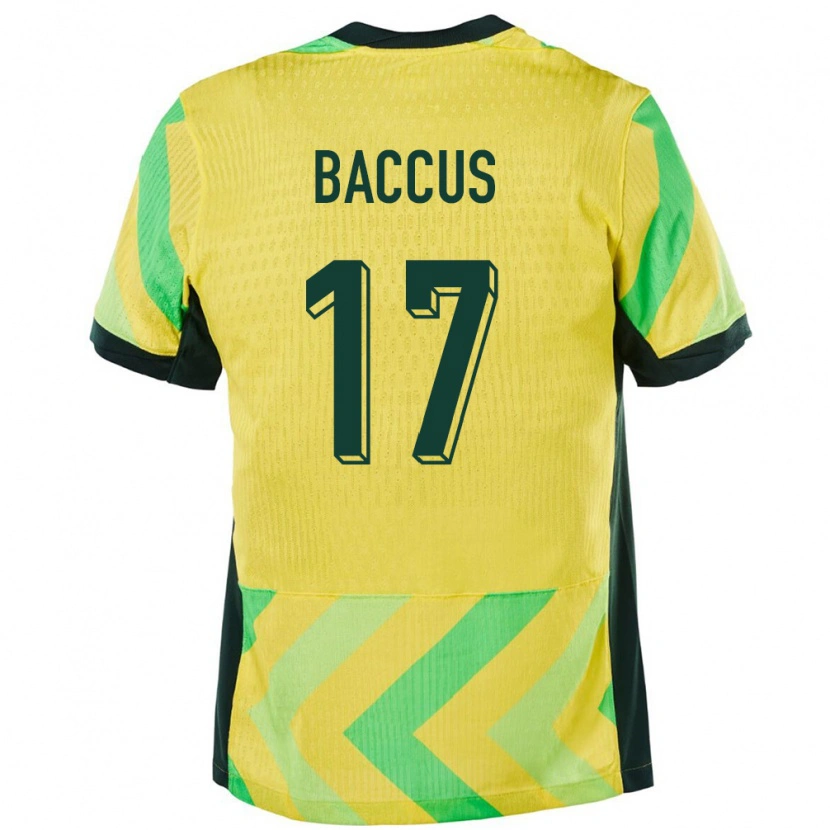 Danxen Men Australia Keanu Baccus #17 Golden Home Jersey 24-26 T-Shirt