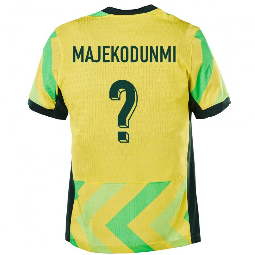 Danxen Men Australia Kaelan Majekodunmi #0 Golden Home Jersey 24-26 T-Shirt