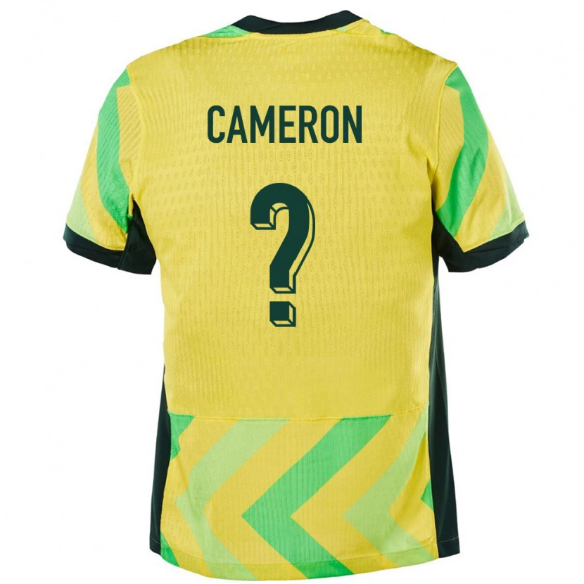 Danxen Men Australia Jesse Cameron #0 Golden Home Jersey 24-26 T-Shirt