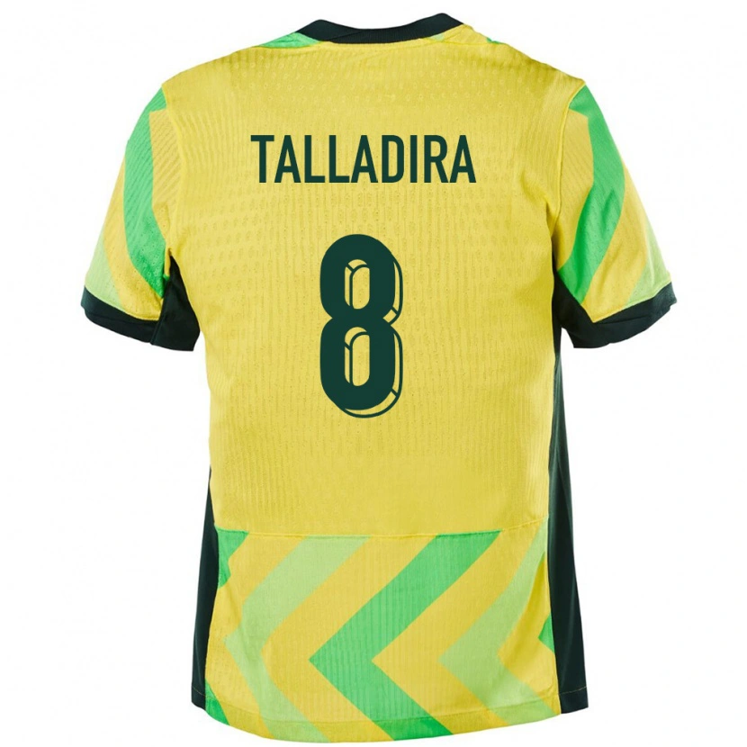 Danxen Men Australia Fabian Talladira #8 Golden Home Jersey 24-26 T-Shirt
