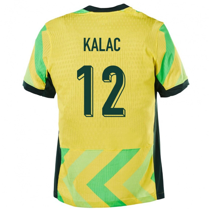 Danxen Men Australia Oliver Kalac #12 Golden Home Jersey 24-26 T-Shirt