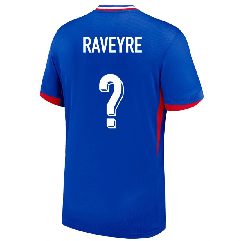 Danxen Men France Noah Raveyre #0 Blue Home Jersey 24-26 T-Shirt