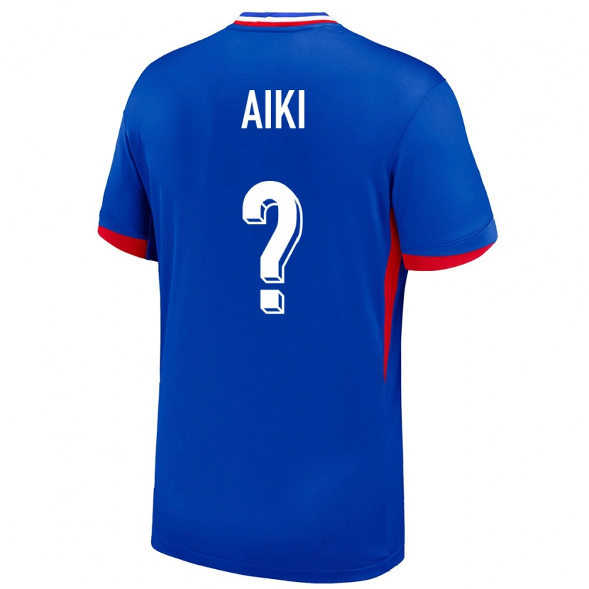 Danxen Men France Ayman Aiki #0 Blue Home Jersey 24-26 T-Shirt