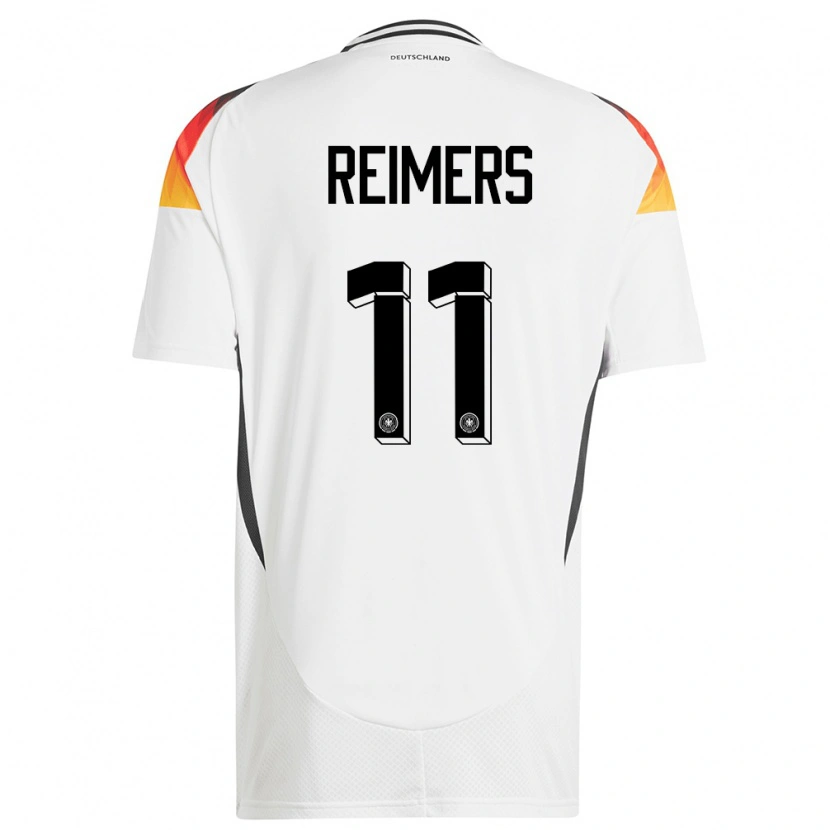 Danxen Men Germany Moritz Reimers #11 White Home Jersey 24-26 T-Shirt