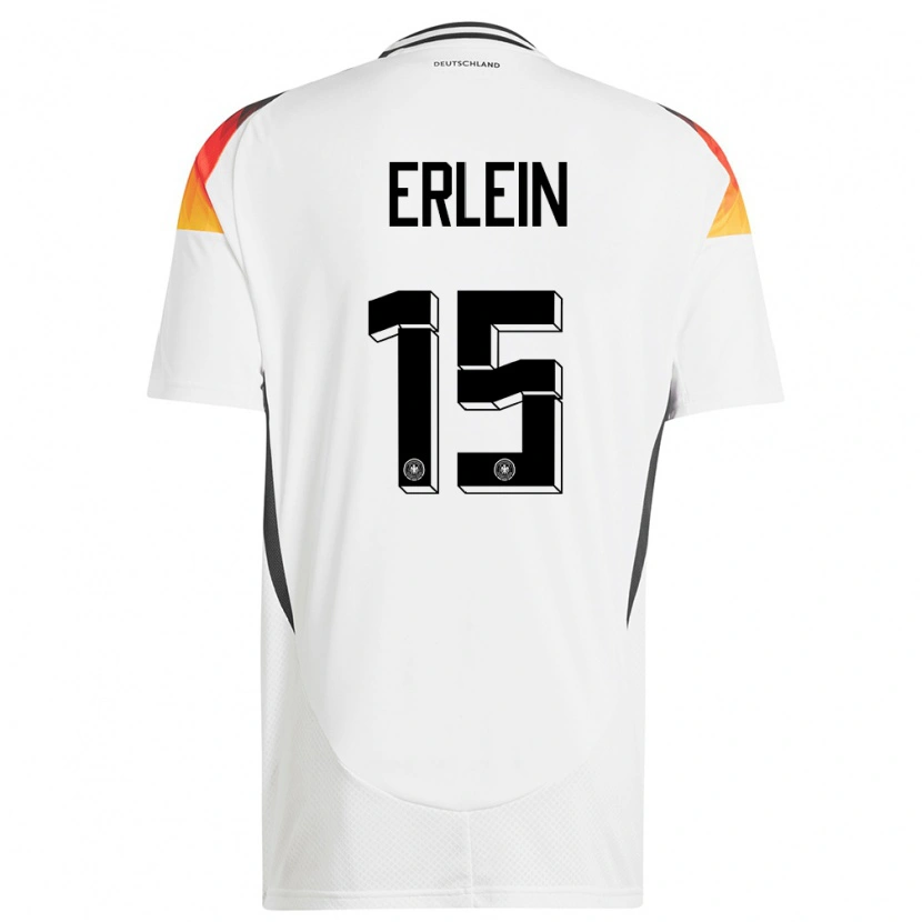 Danxen Men Germany Luca Erlein #15 White Home Jersey 24-26 T-Shirt